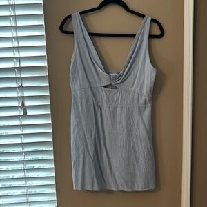 Dress - light blue mini